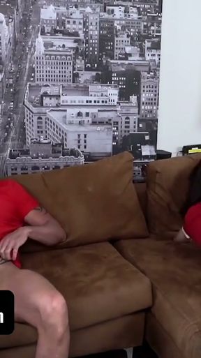 DaughterSwap - Naughty Teen Besties Joseline Kelly and Raylin Ann Swap And Fuck Their Horny Stepdads   Clip 2