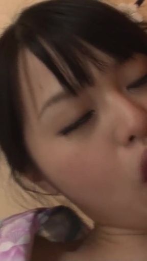 JAPANESE GIRL BOUNCES HAIRY PUSSY ON COCK CREAMPIE   Clip 2