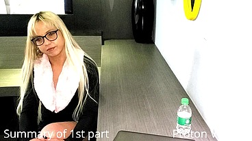 Destroying the blonde ass