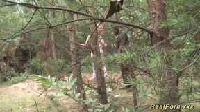 Busty Stepmom Enjoys Outdoor Passion with a Black Lover