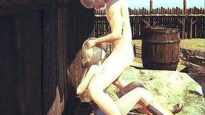 Dragon Ball Hentai - C18 sucking a dick - Japanese Asian Manga Anime Game Porn