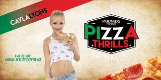 Pizza Thrills - Horny Czech Teen Cayla Lyons Fuck VR