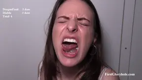 African teen 18yo Diablo gets gangbanged at adult theatre