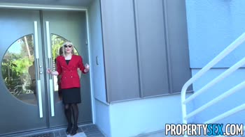 Lily LaBeau's Aggressive Business Move: Real Estate POV Blowjob