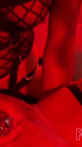 Captivating moment from "Used and PEGGED in PLASTIC panties"