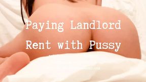 Hot tenant seduces sleazy landlord for rent