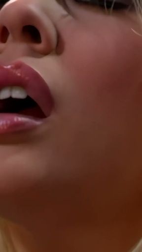 Hot blonde lesbian has a sex dream with her best friend eating her shaved pussy   Clip 1