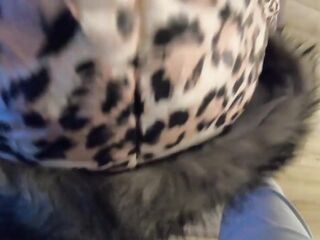 MilfyCalla- I burned my Glossy Puffer Jacket after i was fbutt slamed- preview