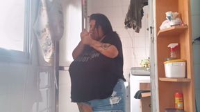 Curvy BBW in a Bold Moment Confidence, Curves &amp; Smoke