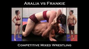 Aralia vs Frankie: Competitive Mixed Wrestling (June 2017)