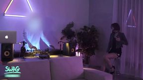 Wild DJ beats get Asian vixens horny, ready for hard fucking