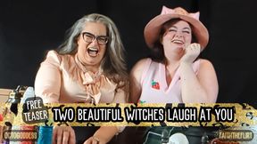 Two Beautiful Witches Laugh at you: Cruel BBW Goddesses Laughing, Pointing and Enchanting you ft: OctoGoddess and FaithTheFlirt