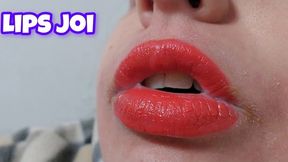 Red Lipstick JOI - Lipstick Tease & Masturbation Instructions