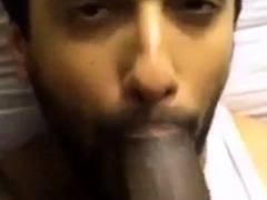 Indian Amateur Sucks a Big Black Cock