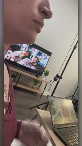 Mylissa Sucks Me off While I'm Working & Records It!!!