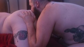 Chubby MILF's big ass licked and ate