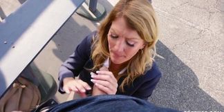 POV of Summer Stevens getting her pussy eaten