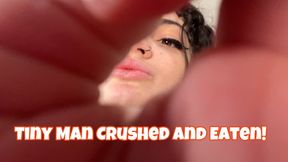 POV Giantess Tiny Man Crushed and Eaten by Giant Woman Lydia Black- HD 1080 MP4 Giantess, Caught, Squeezed, Squished, Tasted