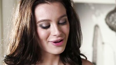 Lana Rhoades gets her tight pussy pounded by Xander Corvus taking a hot load on her face