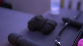 lecherous wife pegging her boy s and gets cum.