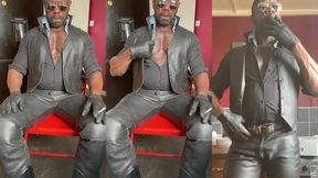 quick leather smoke session