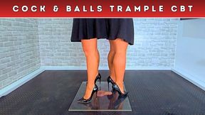 * EXTREME * Goddess Amber & Miss Lucy - Crushing Your Cock & Balls Under Plexi & Our Work Stilettos (181) - Body Cam - Trample Trampling CBT Ballbusting Hard Crush Heels Shoe Fetish Femdom