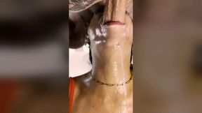 Argentinian MILF Bob Big Tula gives a sloppy deepthroat blowjob and facefuck in POV