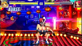 Queen Bridget Splits Ahena XIII Apart in Steamy Hentai Battle Royale Sex