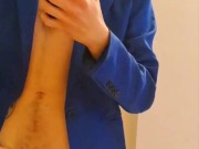 Immagina di raccogliere la mia sborrata con la bocca
