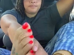 SEXY Ebony amateur is picked up and paid for sex