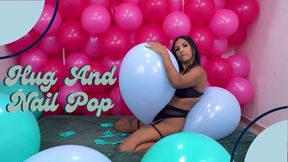Julia Blue & Teal 16" Balloon Paradise – Hugs, Teasing, and Nail Pops