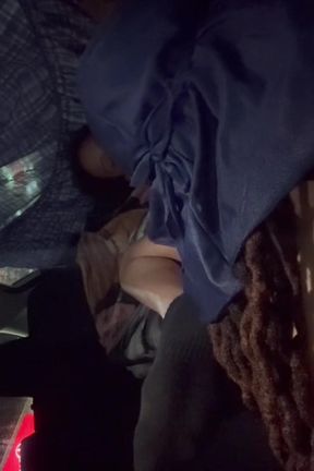 Eating Stud Gf Pussy In The Car