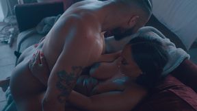 Busty Black Queen Gets Fucked Good by Her Black King