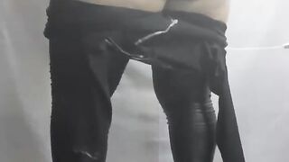 Air clyster in my catsuit, all of a sudden the catsuit was not enough