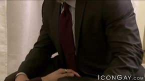 Tempting Ty Roderick exerts his dominance over Dirk Cabers butt