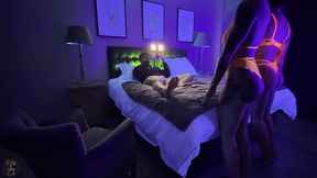 older swinger husband fucks student goth slut in front of wife
