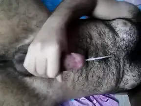 Cumshot of my big white dick