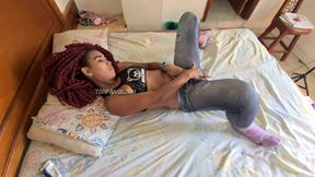 Latina Nerd Learns Safe Sex with Foreign Tutor