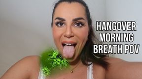 Experience Vanessa's hangover morning breath (POV) - Lalo Cortez and Vanessa