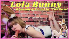 Lola Bunny - Blowjob and Facial in "The Pose"