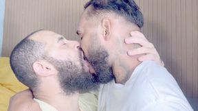 2 HOT MEN KISSING FOR 1 HOUR WITH EXTREME HORNY AND PASSION - BY ADAM BEARD AND TAYLOR FOX - CLIP 3