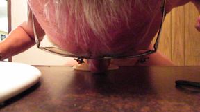 Giving head to my dildo