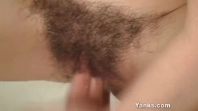 Yanks MILF Helena Handbasket masturbating in the bathroom