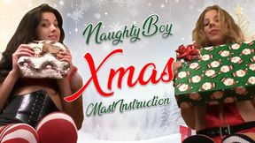 Naughty Boy Xmas Masturbating Instruction