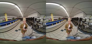 Kiara Cole's Naughty Laundromat Adventure in Stunning VR