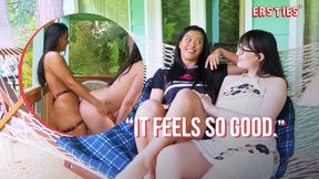 Ersties - Jin&#039;s First Date With Zoey Ends In Hot Strapon Fucking