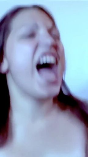 Thrilling moment from &quot;2 amateur girls fucking with the same boy...&quot;
