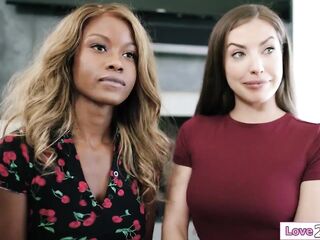 Straight roommates lie puts 'em in a snatch licking position
