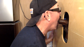 Short and Hung Man At The Gloryhole