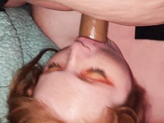 Freaky redhead gets creampied and anal fisted12ww e s